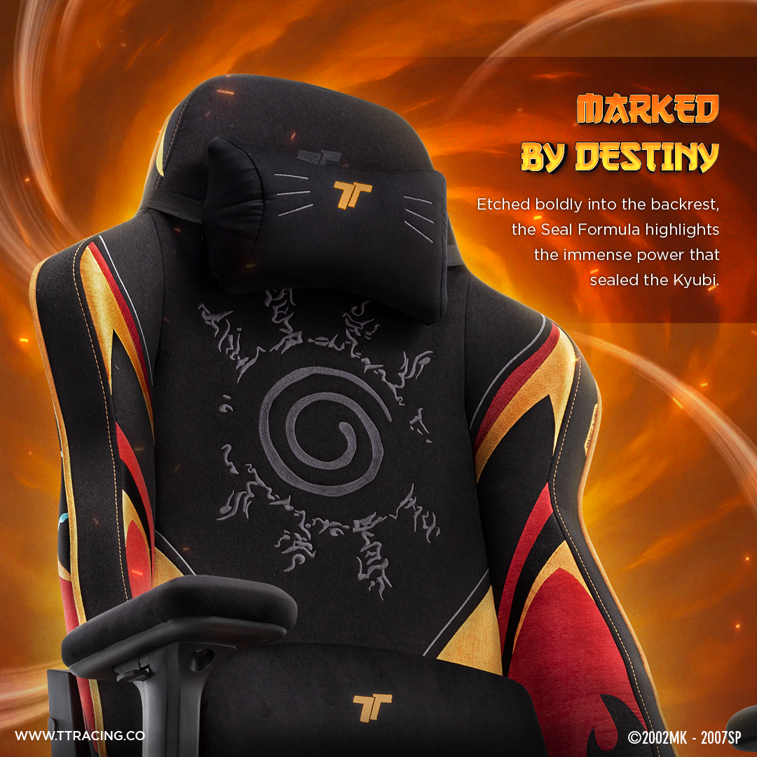 TTRacing Swift X Pro Air Threads Fabric Gaming Chair (Naruto Edition)