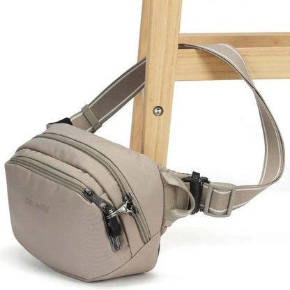Pacsafe V Anti-Theft RFID Slashguard Secure Travel Hip Pack Beige