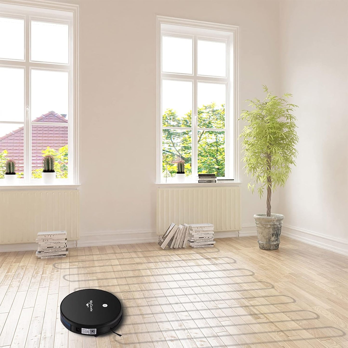 Mygenie Xsonic Wifi Pro Robitic Vacuum (Black)