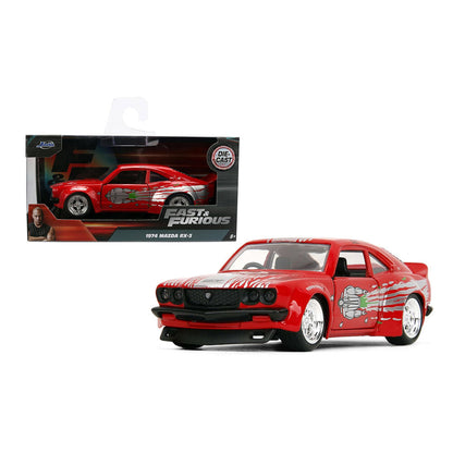 Jada 1:32 Scale Fast & Furious 1974 Mazda RX-3 Red Diecast Vehicle Model