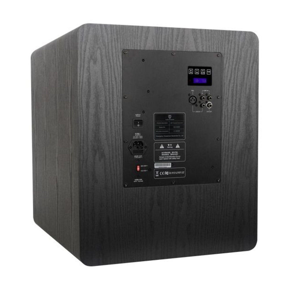 Tonewinner SW-D4000 12 Inch 800W Stereo Subwoofer Black