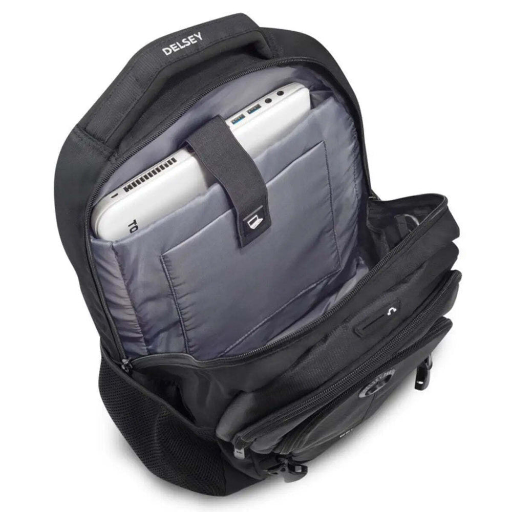 Delsey Navigator 15.6" Laptop Backpack Black
