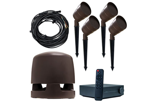 Wiim Outdoor Garden 4.1 Volt Ohm Speaker System