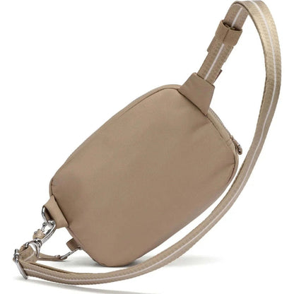 Pacsafe W Anti-Theft RFID Blocking Slashguard Micro Travel Sling Taupe