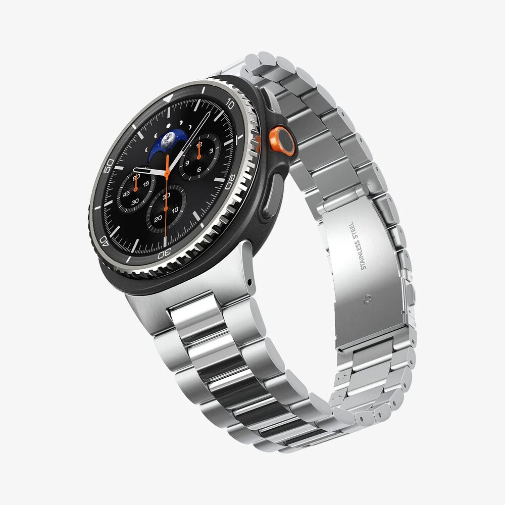 Spigen Galaxy Watch 8 40mm/44mm/Classic 46mm Modern Fit 316L Band (Silver)