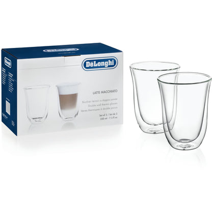 De'Longhi Double Wall Latte Glasses (2 Set)