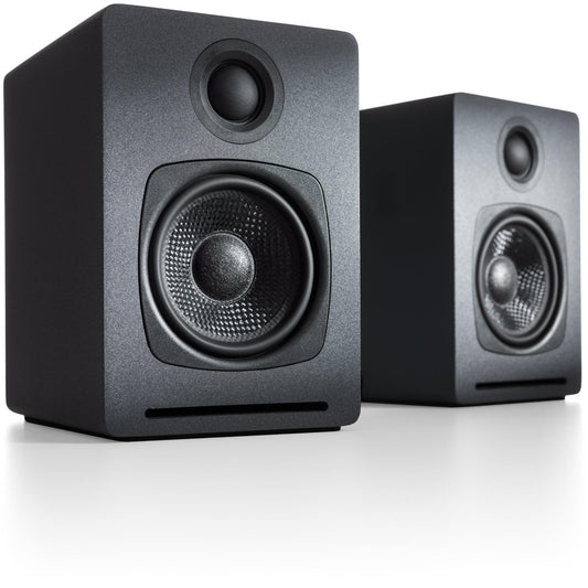 Audioengine A1 Wireless Bookshelf Speakers (Dark Grey)