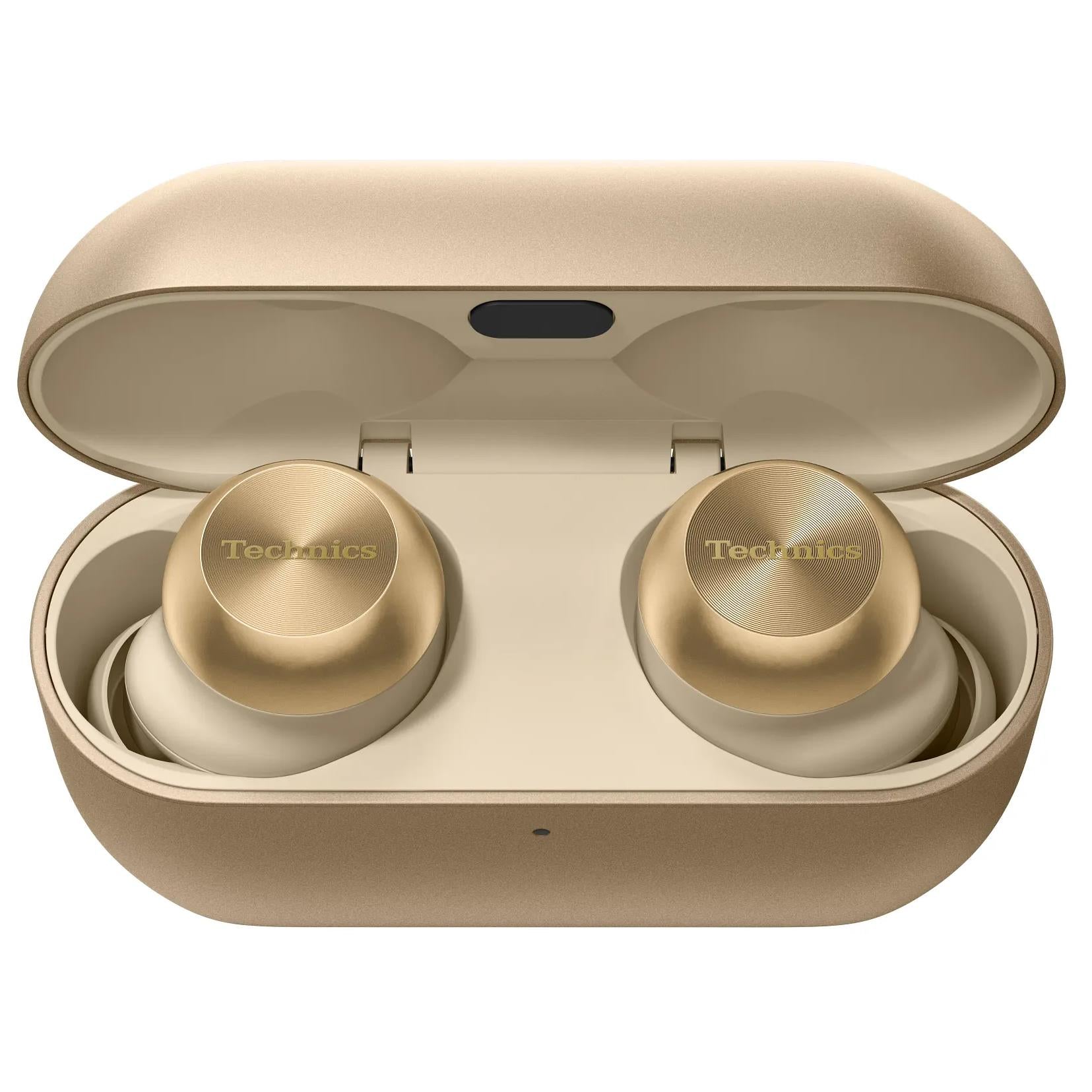 Technics AZ100 Premium True Wireless Noise Cancelling In-Ear Headphones (Champayne Gold))
