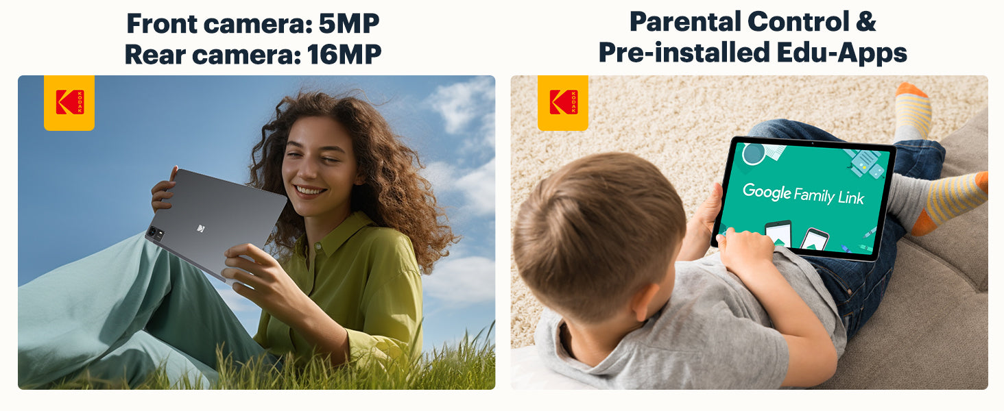 KODAK K11 10.1" Business Tablet 128GB Smart Storage