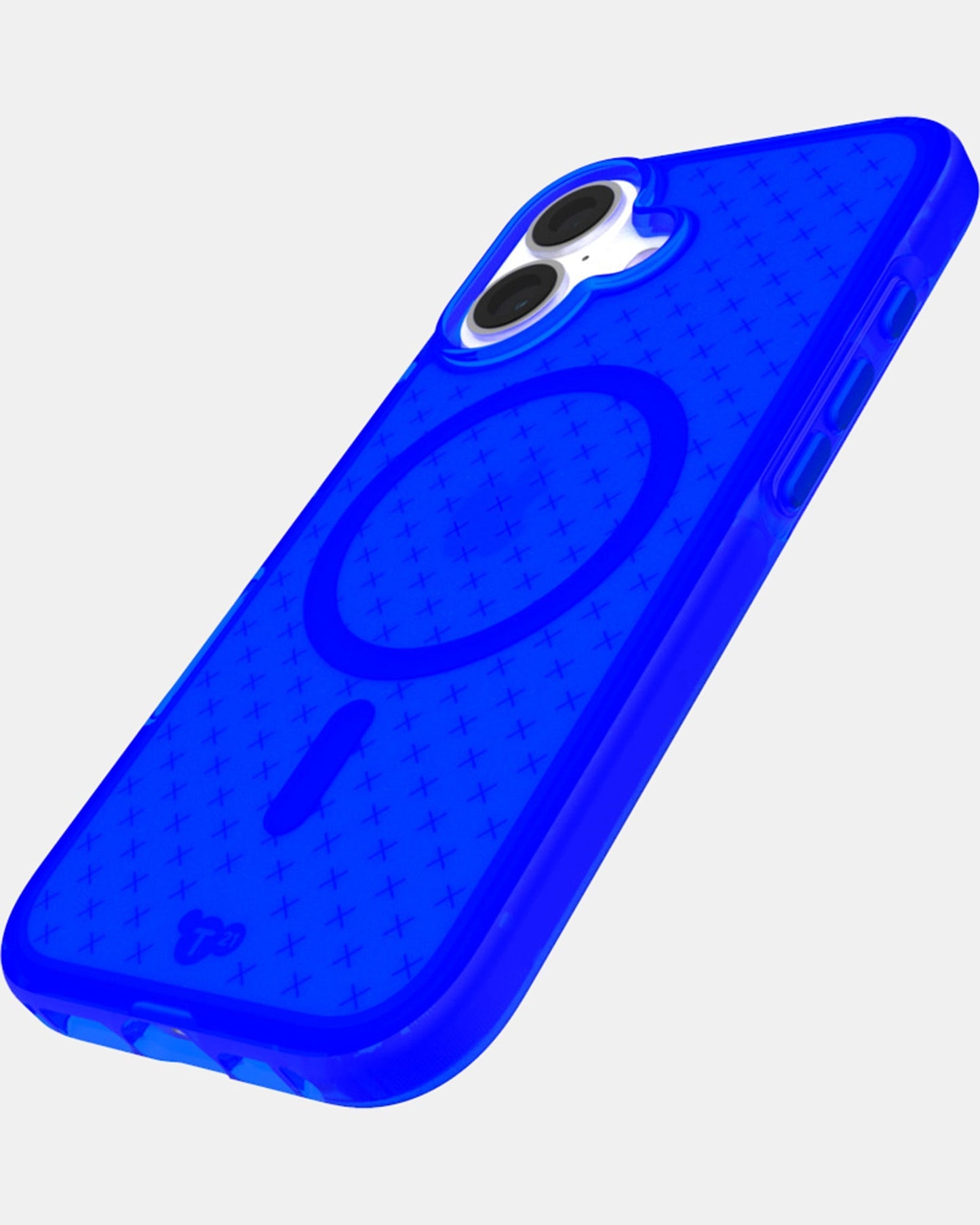 Tech21 EvoCheck Phone Case for iPhone 16  with MagSafe (Cobalt Blue)