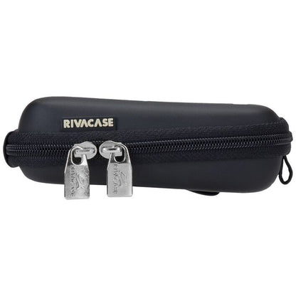 Rivacase 7103 Compact Shockproof Digital Camera Bag Hard Case (Black)