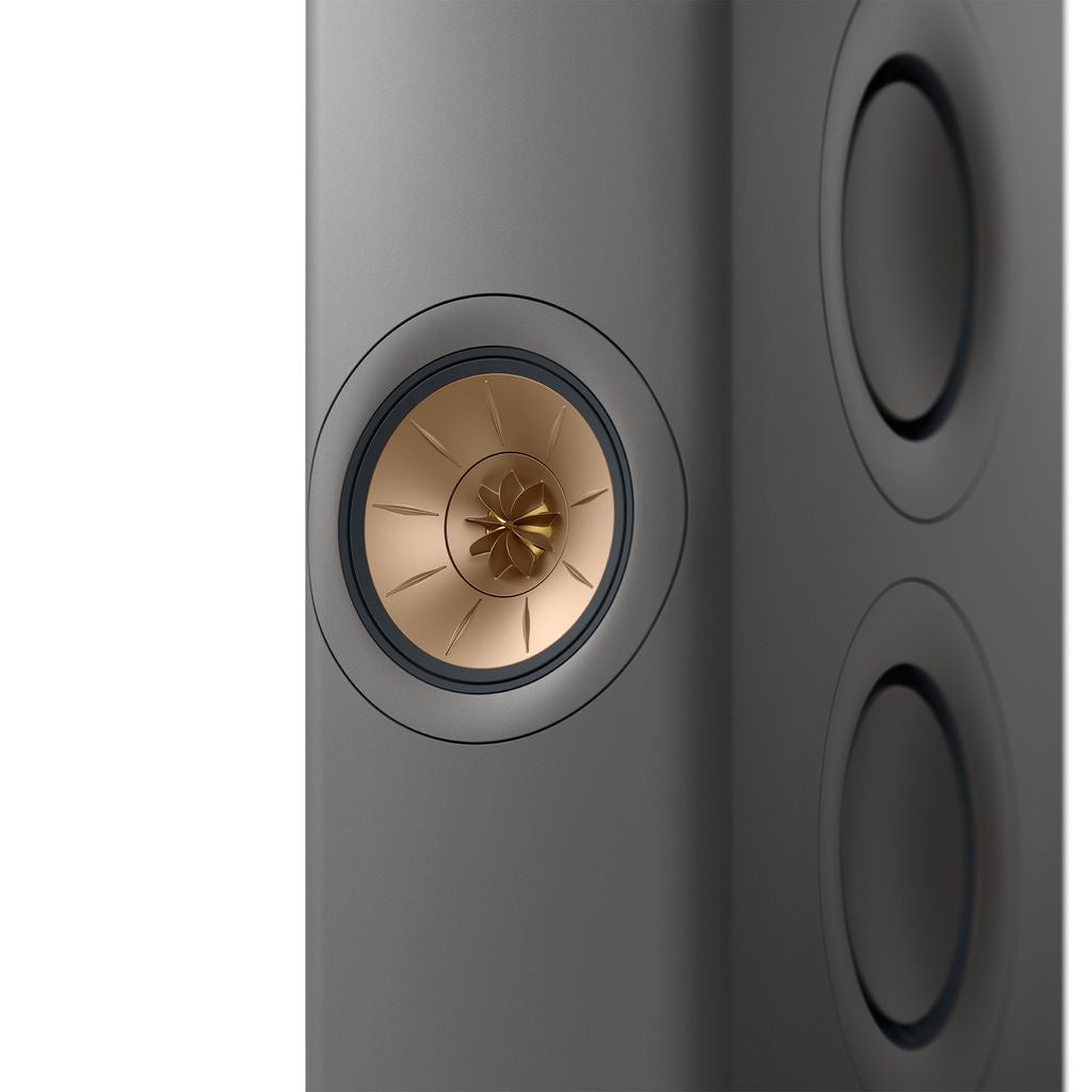 KEF LS60 Wireless Hifi Speakers Pair (Titanium Grey)