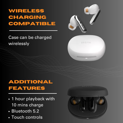 EFM Chicago TWS Earbuds (White)