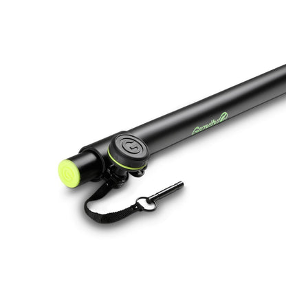 Gravity SP2332B Adjustable Steel Pole/Stand 35mm to M20 1400mm For Speaker Black