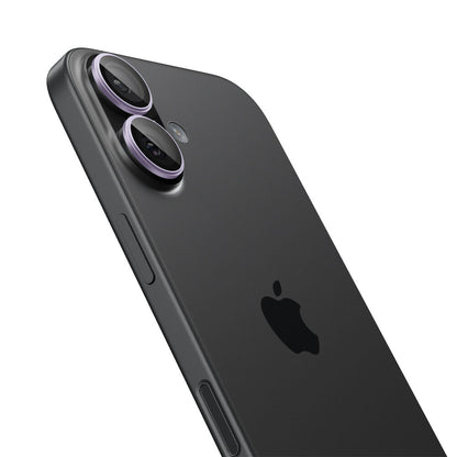 SPIGEN EZ Fit Optik Pro 2PCS Glass Camera Lens Protector for iPhone 17/16/16 Plus (Purple)