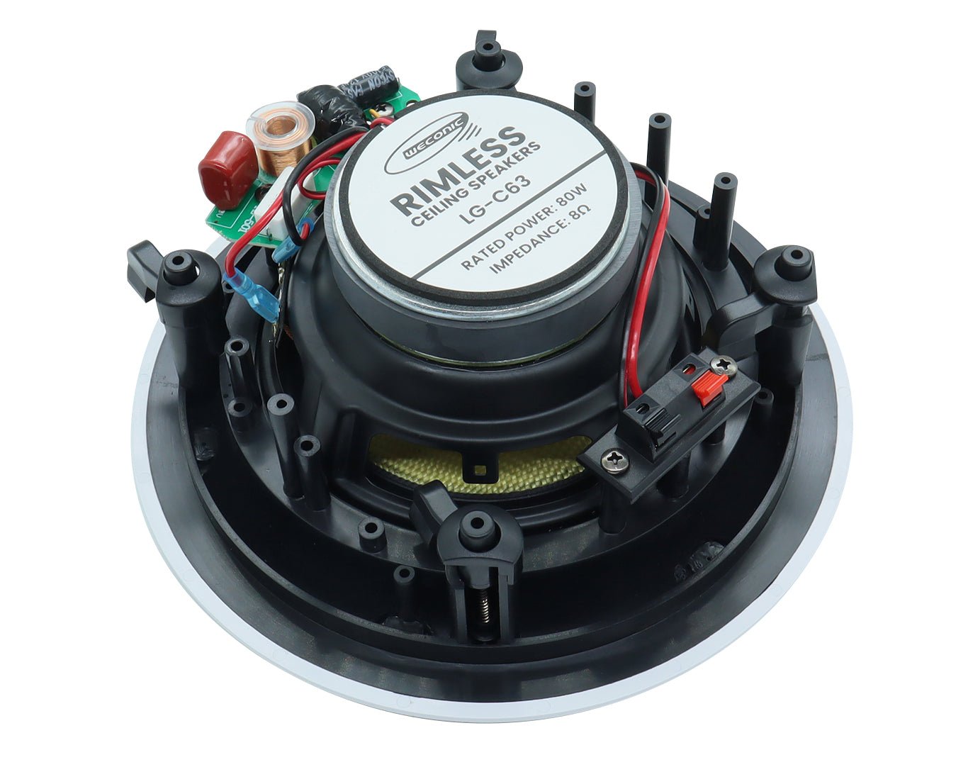 Weconic Bluetooth Amplifier + 8x6" Ceiling Speakers Package