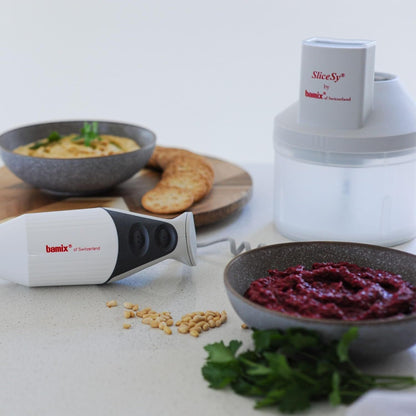 Bamix SwissLine Superbox Immersion Blender (Light Grey)
