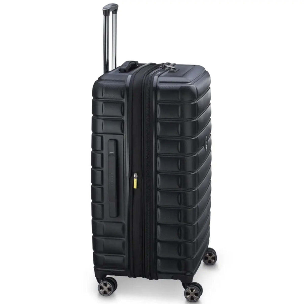 Delsey Shadow 5.0 - 75 cm Expandable 4 Wheel Suitcase - Black