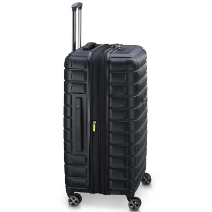 Delsey Shadow 5.0 - 75 cm Expandable 4 Wheel Suitcase - Black