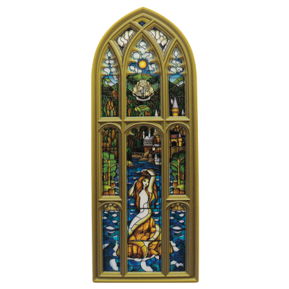 Fanattik Harry Potter Mermaid Stained Glass Window Resin Plaque