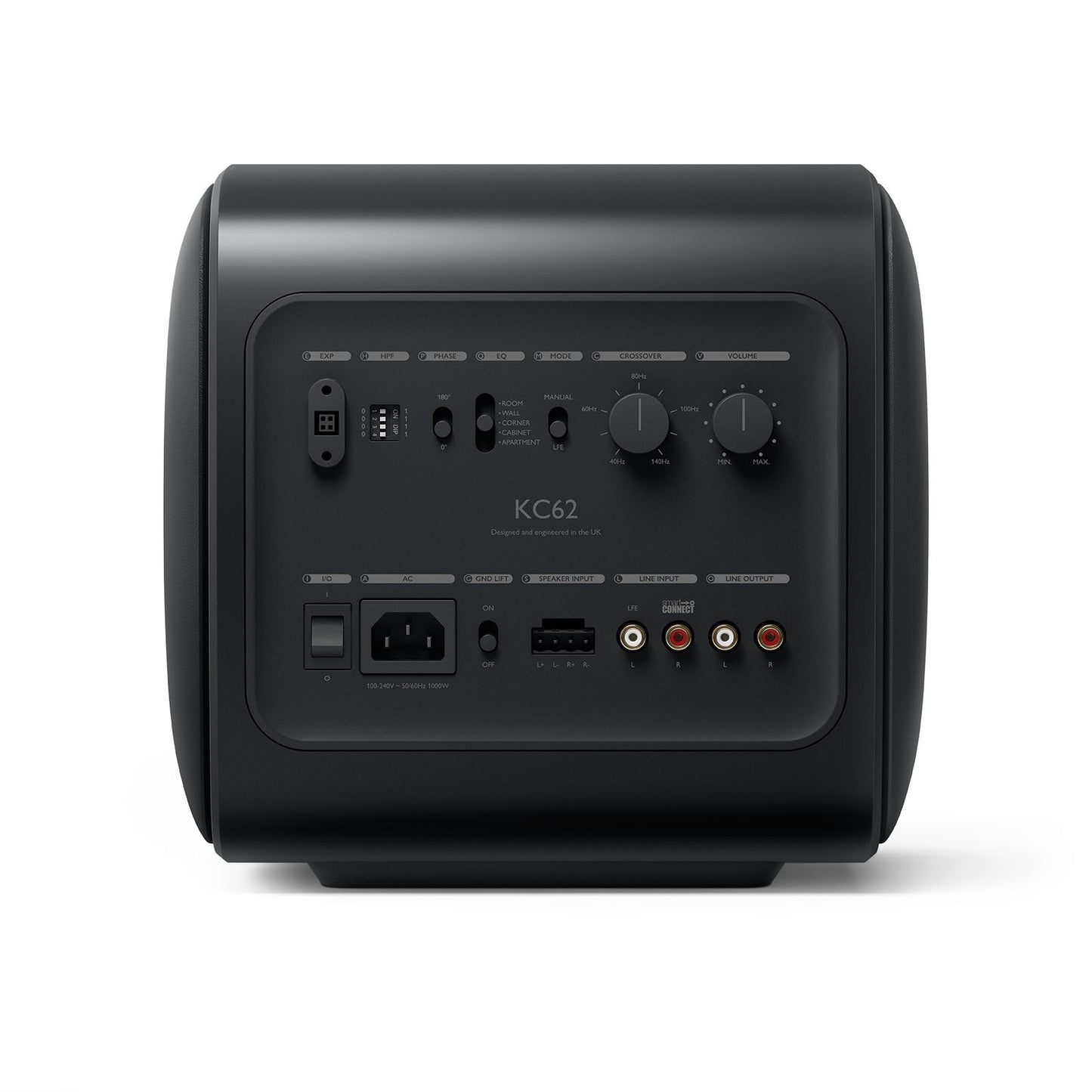 KEF KC62 Powered Subwoofer Speaker (Carbon Black)