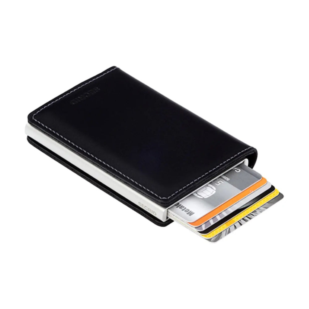 Secrid Slimwallet Compact RFID Travel Men's Wallet w/Card Holder Black