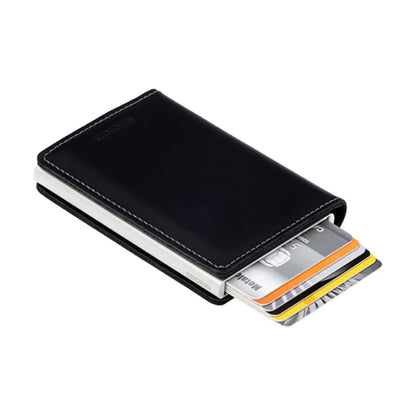 Secrid Slimwallet Compact RFID Travel Men's Wallet w/Card Holder Black