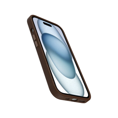 OtterBox Symmetry Cactus Leather Case for iPhone 15/14/13 - Brown