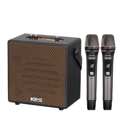 KBEATBOX CarryOn Portable Karaoke System | 25W RMS | Wireless Microphones