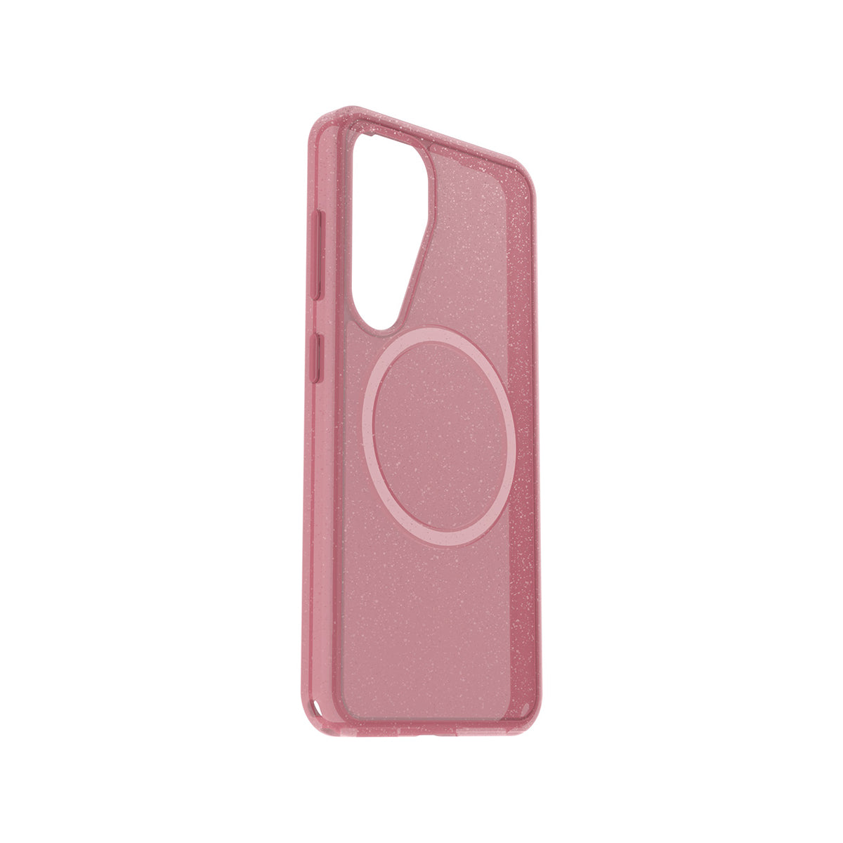 OtterBox Symmetry Phone Case for Samsung Galaxy S25 with MagSafe (Clear/Pink)