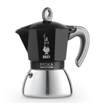 Bialetti Moka 6 Cup Induction Espresso Maker - Black