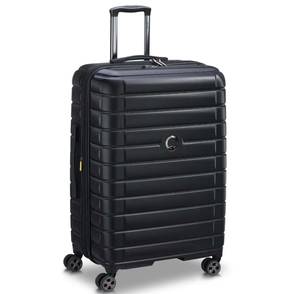 Delsey Shadow 5.0 - 75 cm Expandable 4 Wheel Suitcase - Black