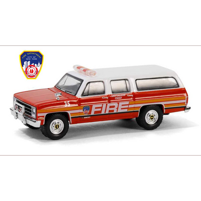 Greenlight 1/64 1991 Chevrolet Suburban - FDNY Battalion Chief