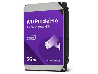 WD Purple Pro WD260PURP 26TB 7200RPM 3.5" Surveillance Hard Drive