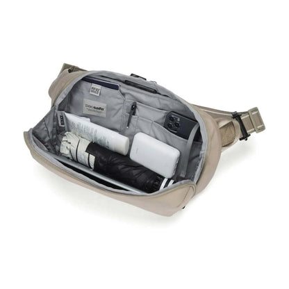 Pacsafe V Urban Anti-Theft RFID Blocking Secure Sling Pack Beige