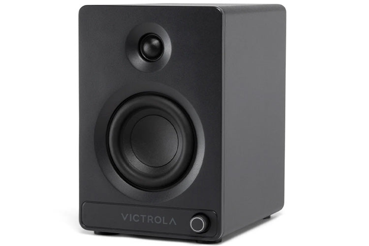 Victrola Tempo Bookshelf Speakers (Black)