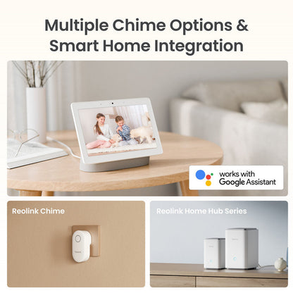 Reolink Battery Doorbell System with Hub Mini (White)