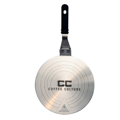 Coffee Culture Stainless Steel Induction Stove Plate For Moka Pot 13cm (Black)