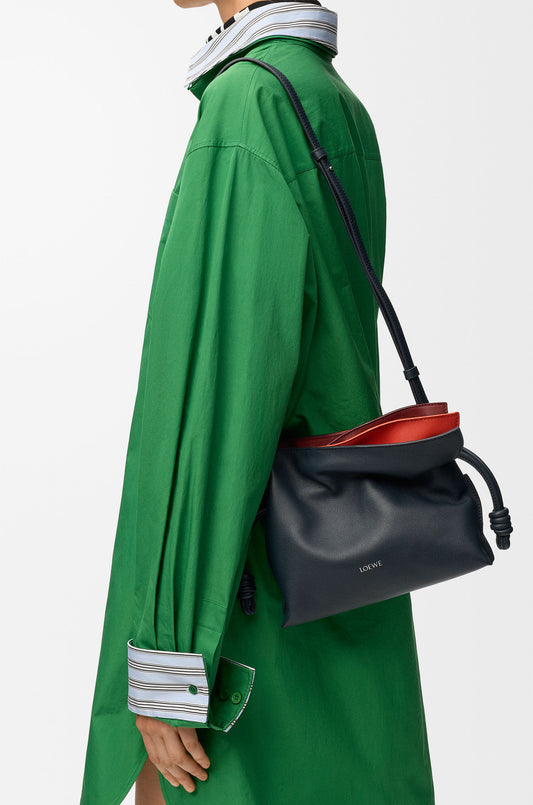 Mini layered Flamenco clutch in nappa calfskin