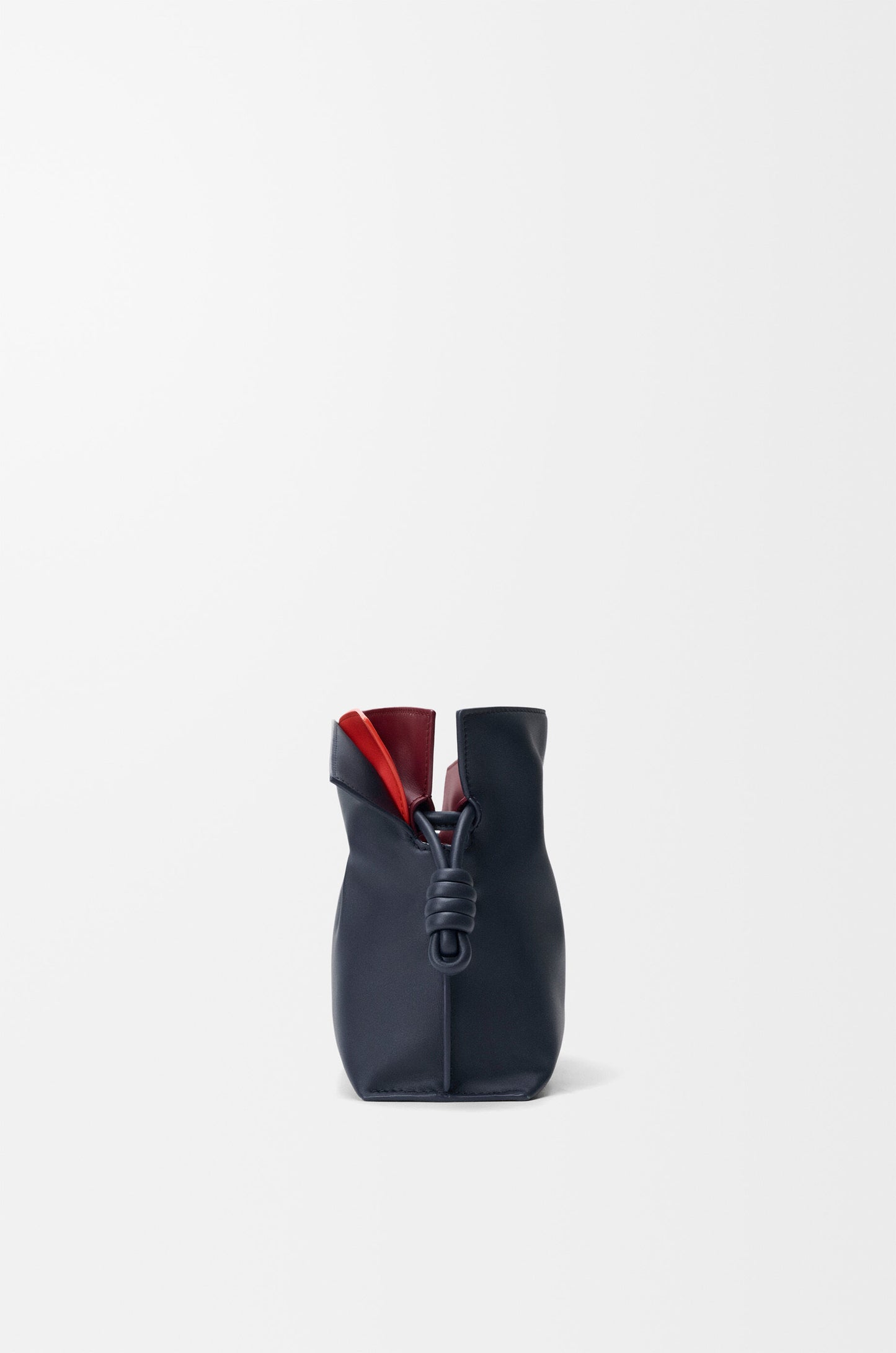 Mini layered Flamenco clutch in nappa calfskin