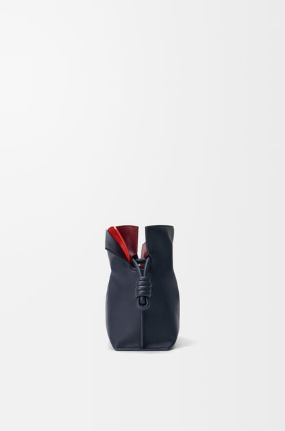 Mini layered Flamenco clutch in nappa calfskin