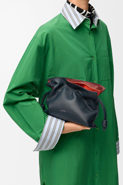 Mini layered Flamenco clutch in nappa calfskin