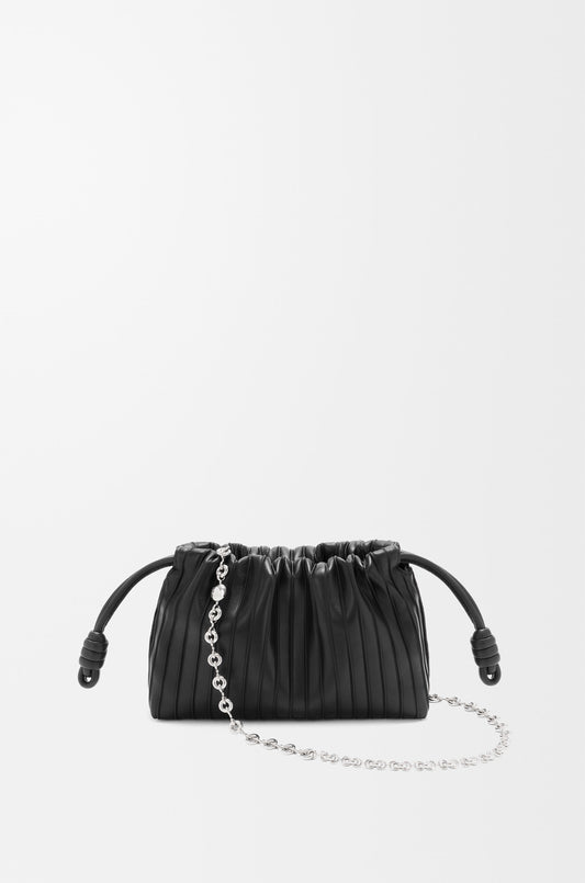 Mini Flamenco Pleats purse in nappa lambskin