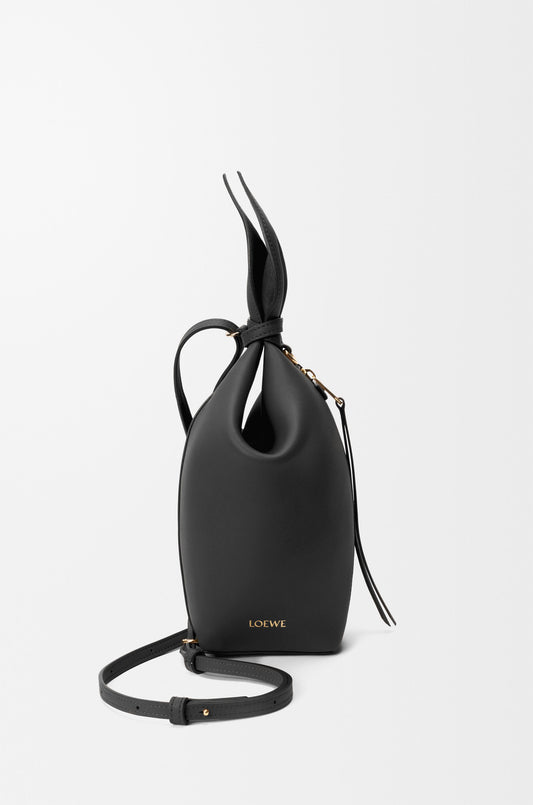 Scarf backpack in smooth calfskin