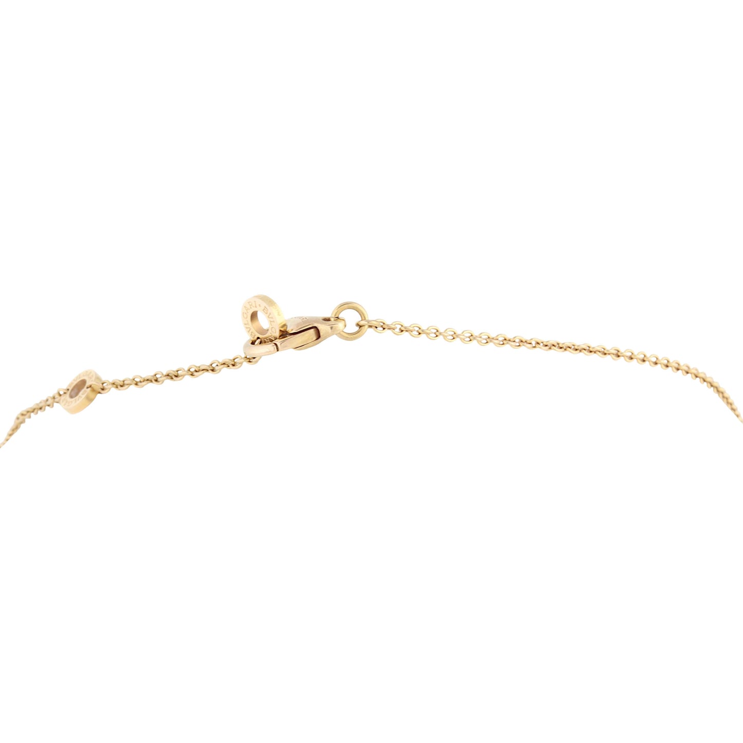 Bvlgari B.Zero1 18k Rose Gold Diamond Necklace
