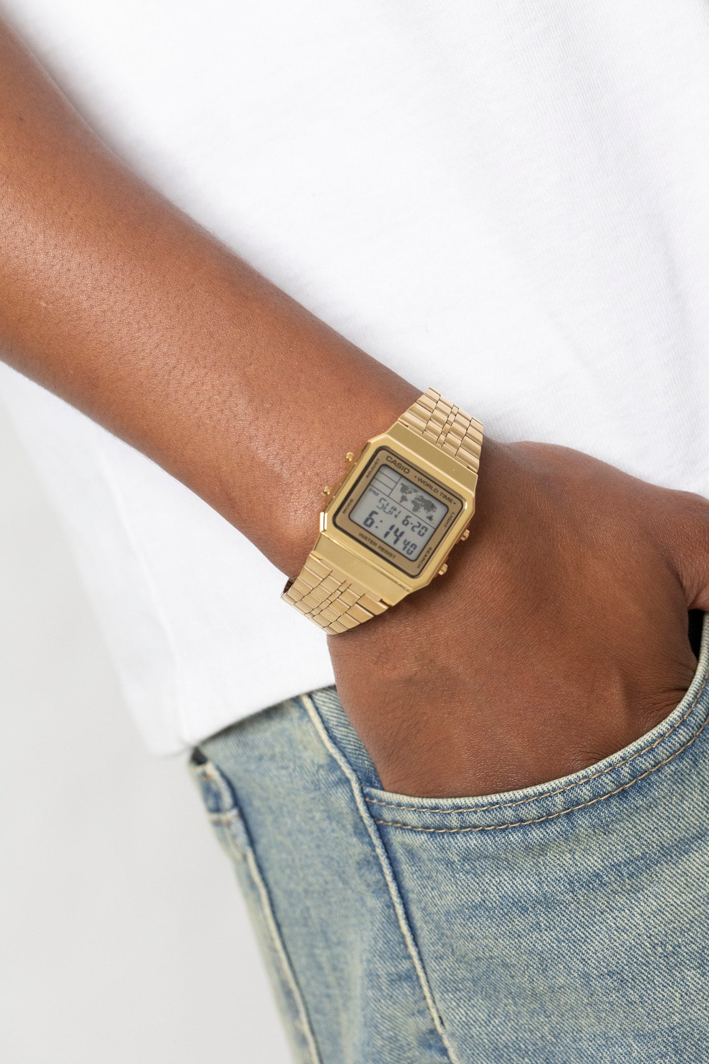 Casio A500WGA-9D Gold