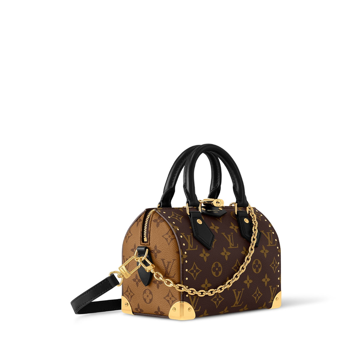 Louis Vuitton Speedy Trunk 20 Monogram M13146 side view