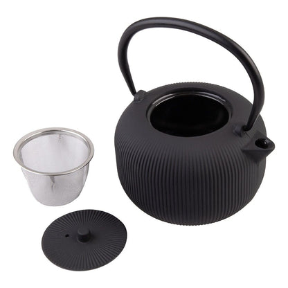 Teaology Serenity Cast Iron Teapot - 700ml - Black