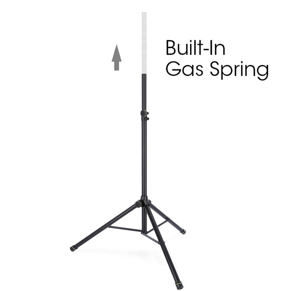 Gravity SP5211GSB Aluminium 194cm Stand Tripod with Gas Spring For Speaker Black
