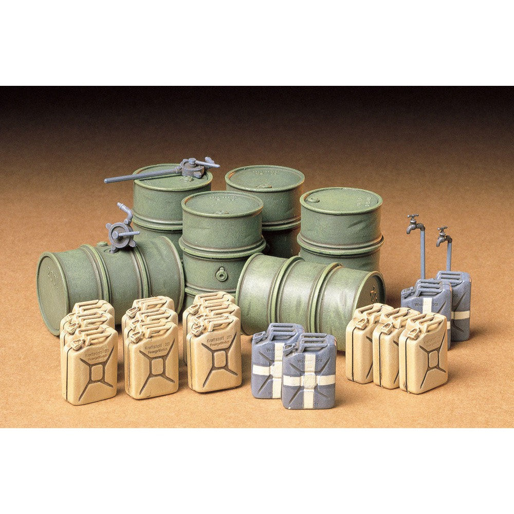 Tamiya 1/35 German Fuel Drum Set